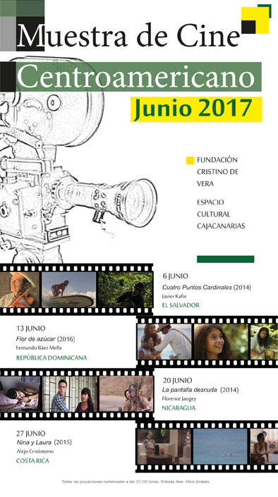 Cartel presentación ciclo de cine centroamericano
