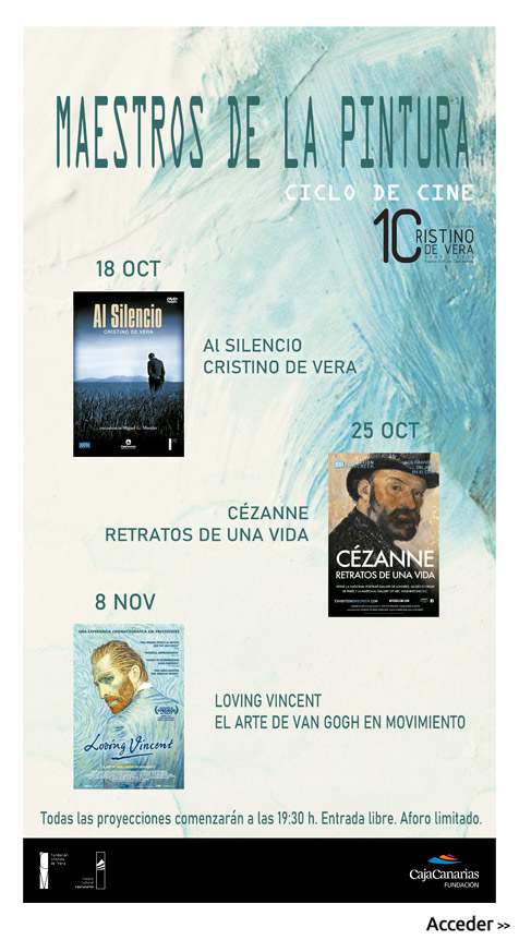 Ciclo de Cine Maestros de la pintura | Octubre - Noviembre 2019